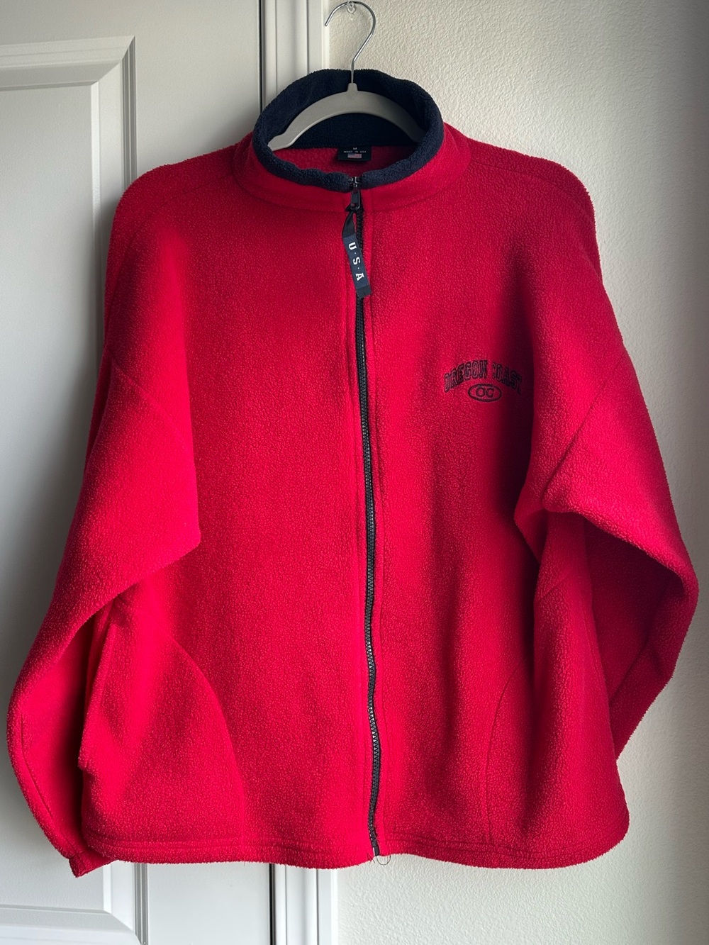 Vintage Oregon Coast Full Zip Fleece Jacket